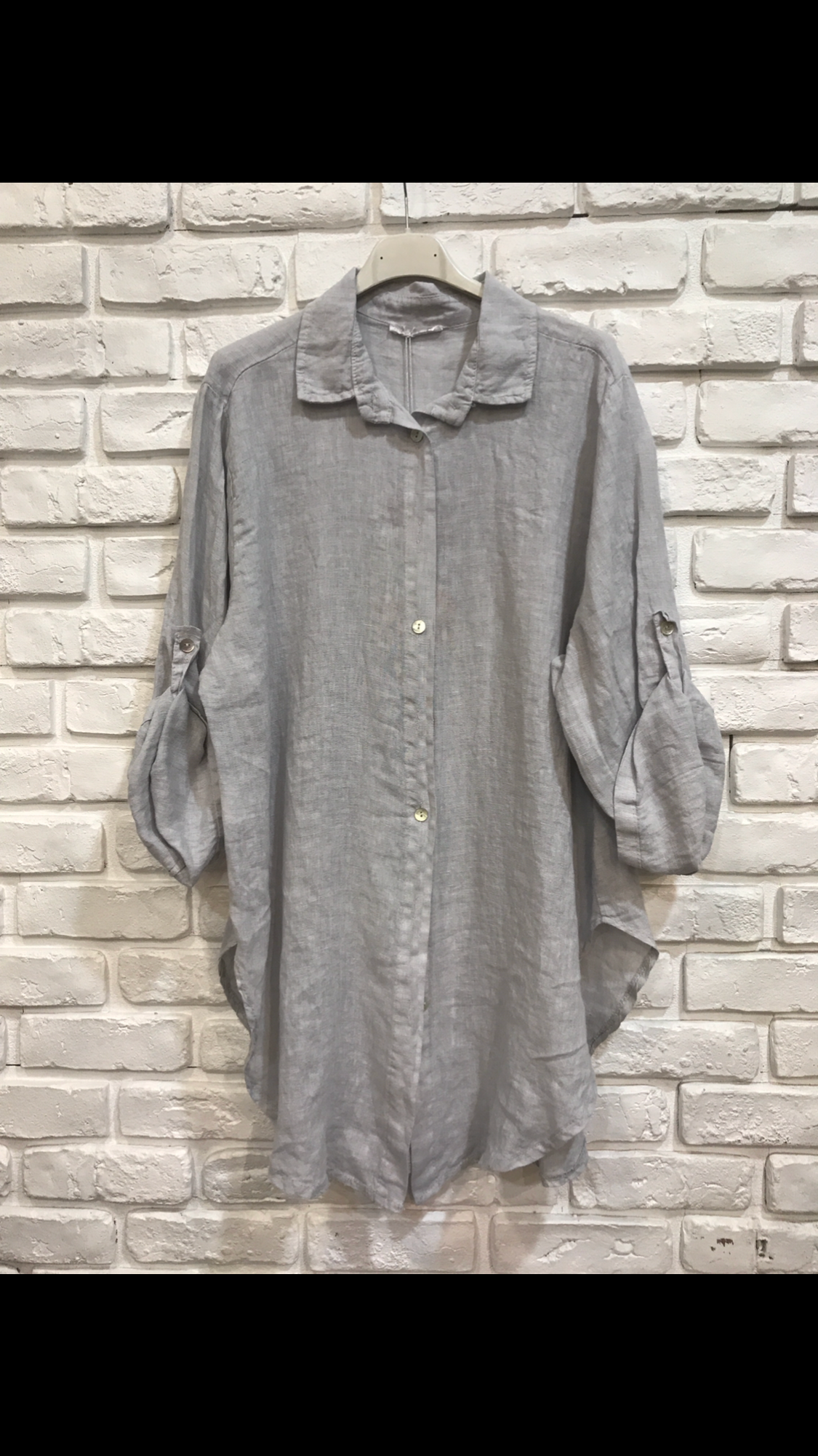 la maison des fibres naturelles - 100% linen shirt 620159