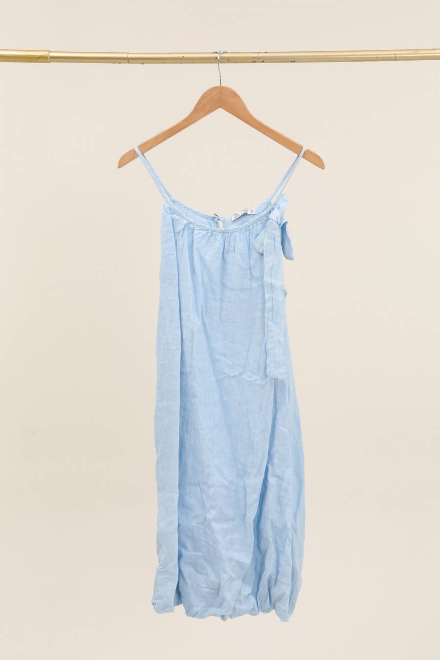 la maison des fibres naturelles - Linen strap dress 72313 100% linen lining 100% cotton