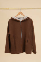 la maison des fibres naturelles - Zip jacket 09568 20% nylon 75% polyester 5% elastic