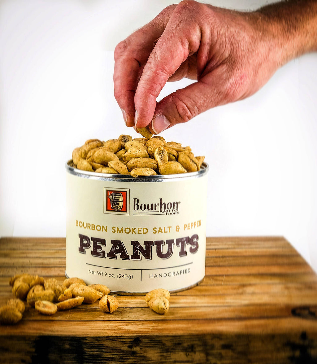 Bourbon Barrel Foods - Bourbon Smoked Salt & Pepper Peanuts