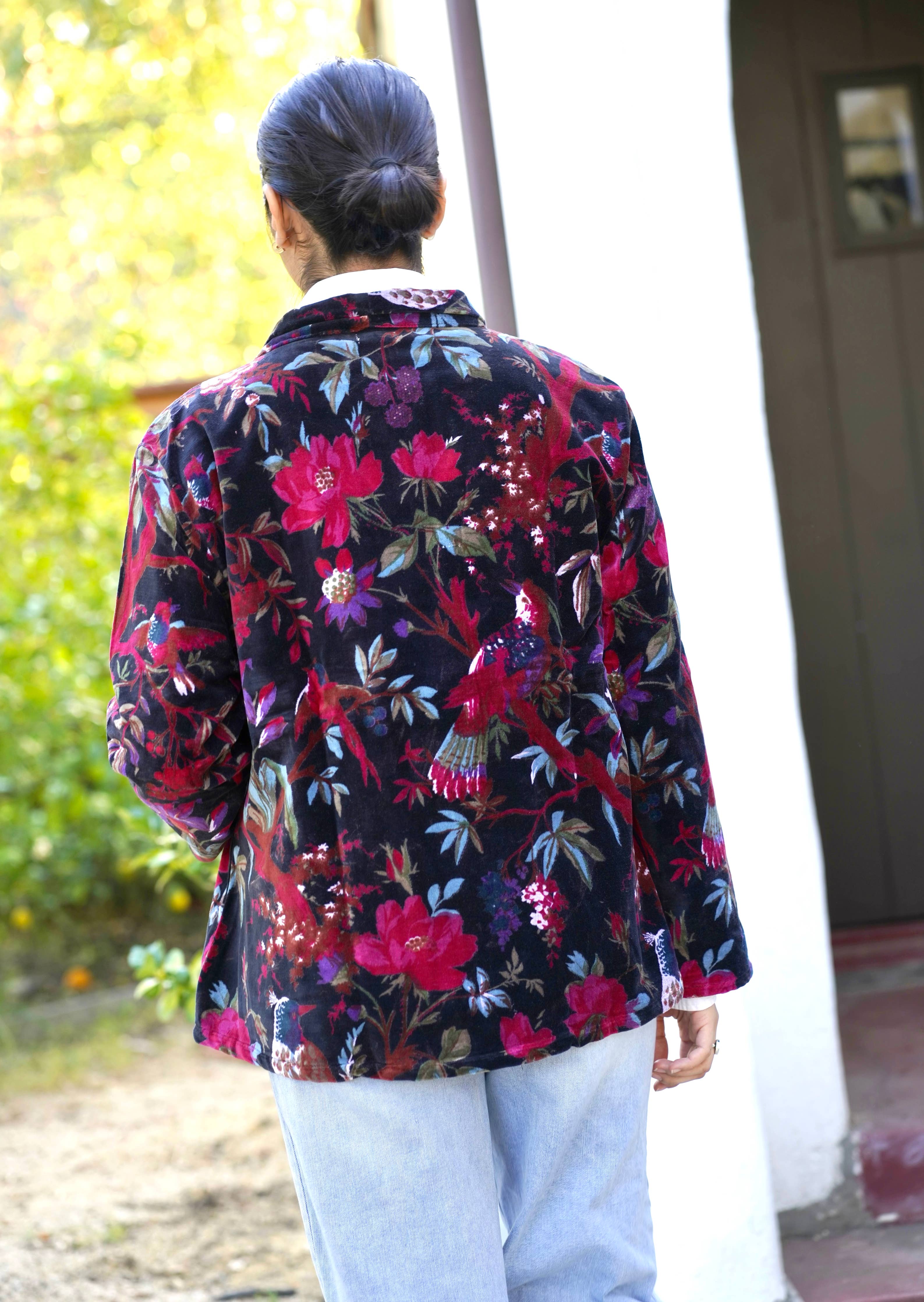 Dolma - Astrid Velvet Jacket Black OS