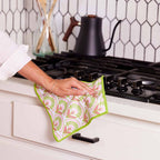 rockflowerpaper - PINK PAPAVER Dish Cloths, Set of 3