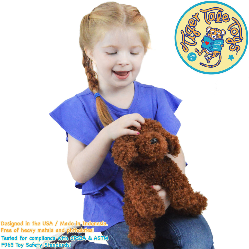 VIAHART Toy Co. - Laurel The Labradoodle | 12 Inch Stuffed Animal Plush