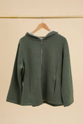 la maison des fibres naturelles - Zip jacket 09568 20% nylon 75% polyester 5% elastic