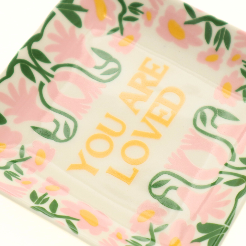 Properly Improper - Square Trinket Tray You Are Loved