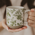 Sweet Water Decor - Green Delft Stoneware Coffee Mug