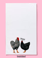 Bad Grandma Designs - Cluck Around and Find Out Tea Towel
