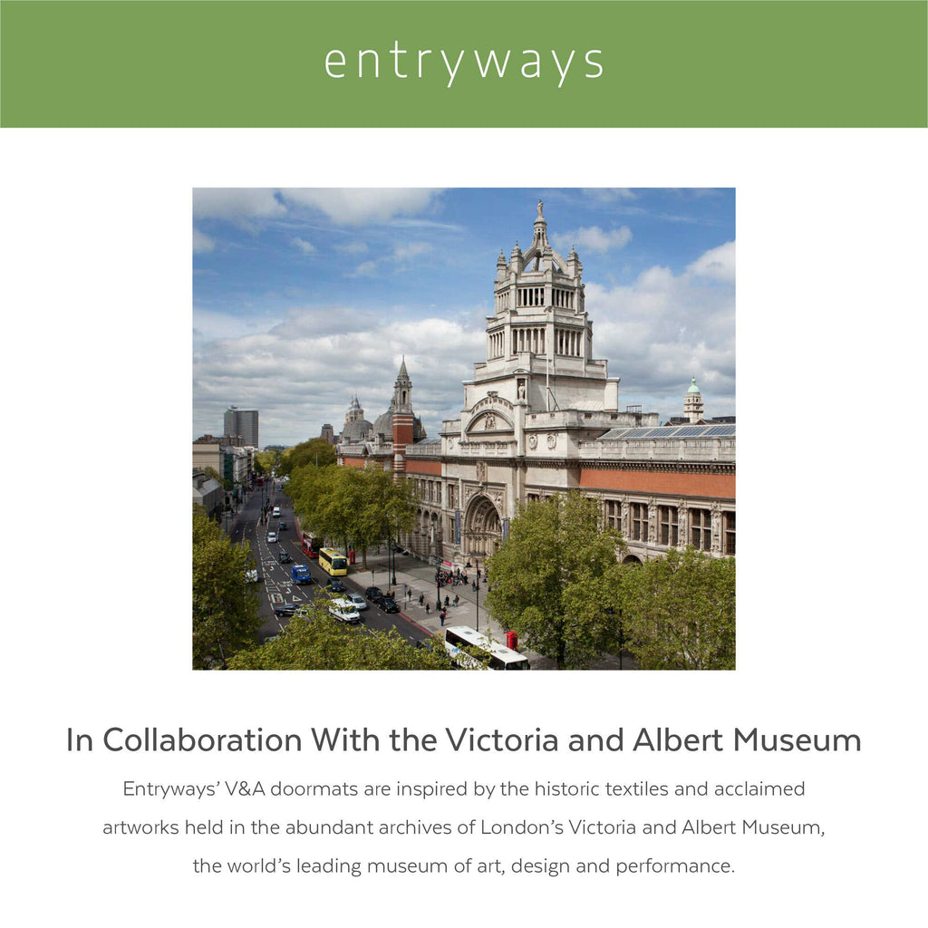 Entryways - Victoria and Albert Museum Strawberry Thief Coir Doormat