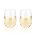 TRUE - Flexi Stemless Plastic Wine Glasses - Set of 2