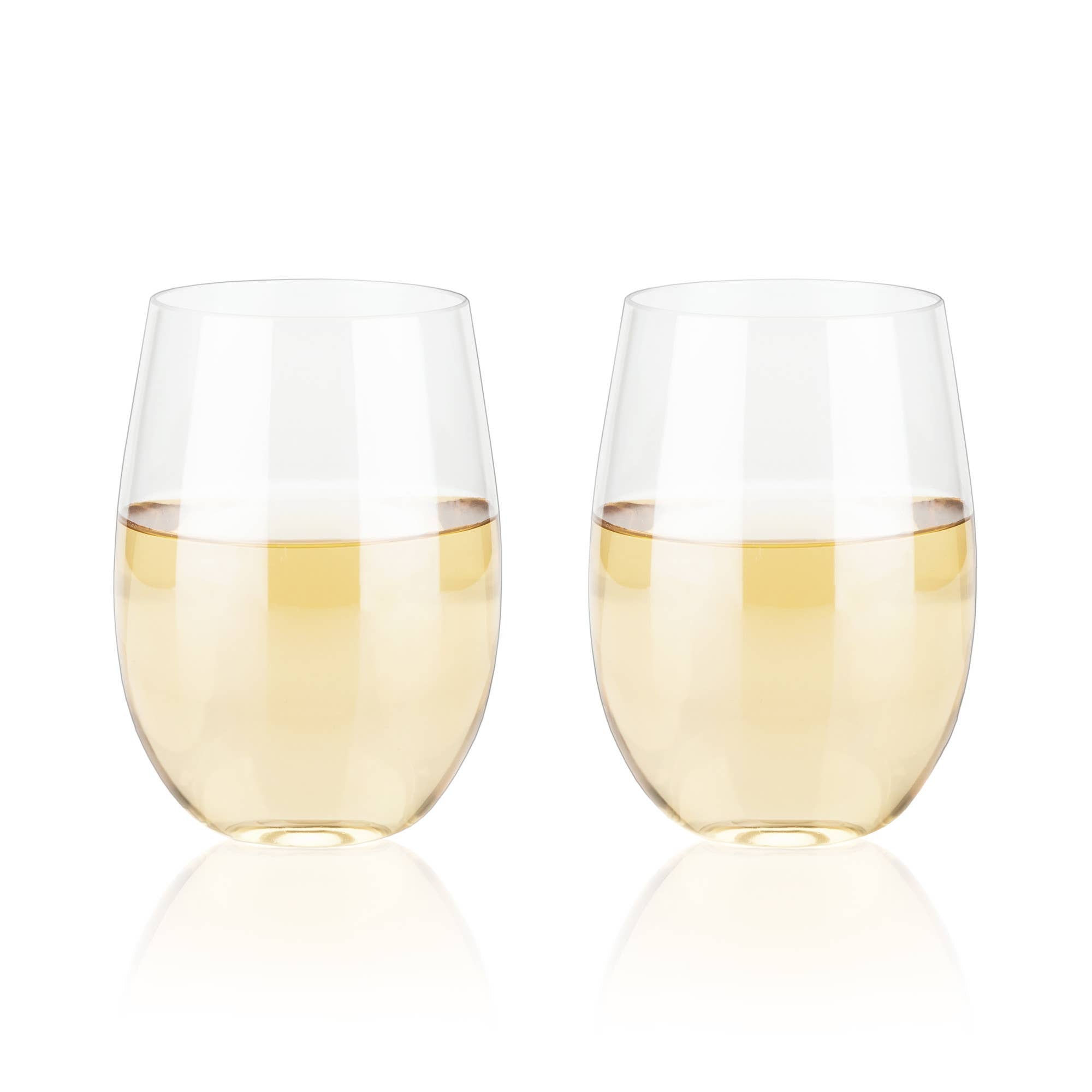 TRUE - Flexi Stemless Plastic Wine Glasses - Set of 2