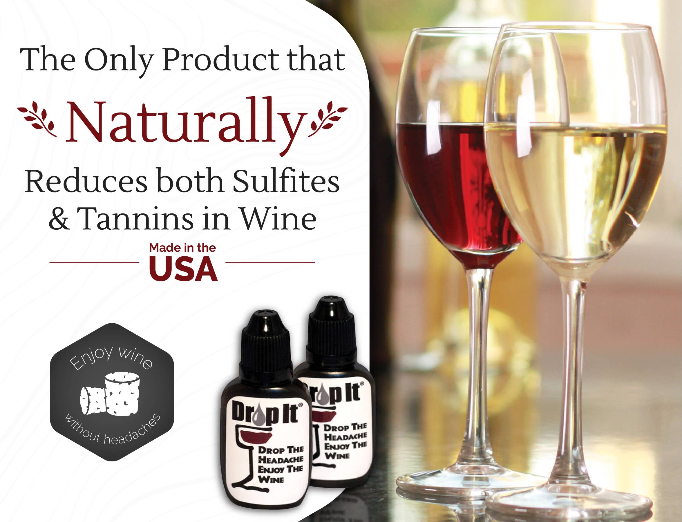 WineRX - Drop It Wine Drops - Sulfite and Tannin Reducer