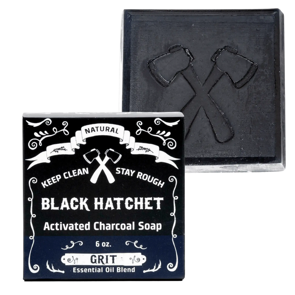Latika Beauty - Charcoal Soap – Grit | Detox Bar for Men with Charcoal