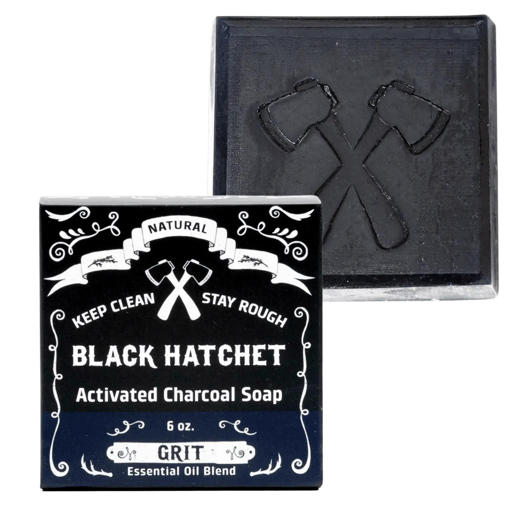Latika Beauty - Charcoal Soap – Grit | Detox Bar for Men with Charcoal