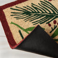 Bough and Berry Christmas Coir Doormat