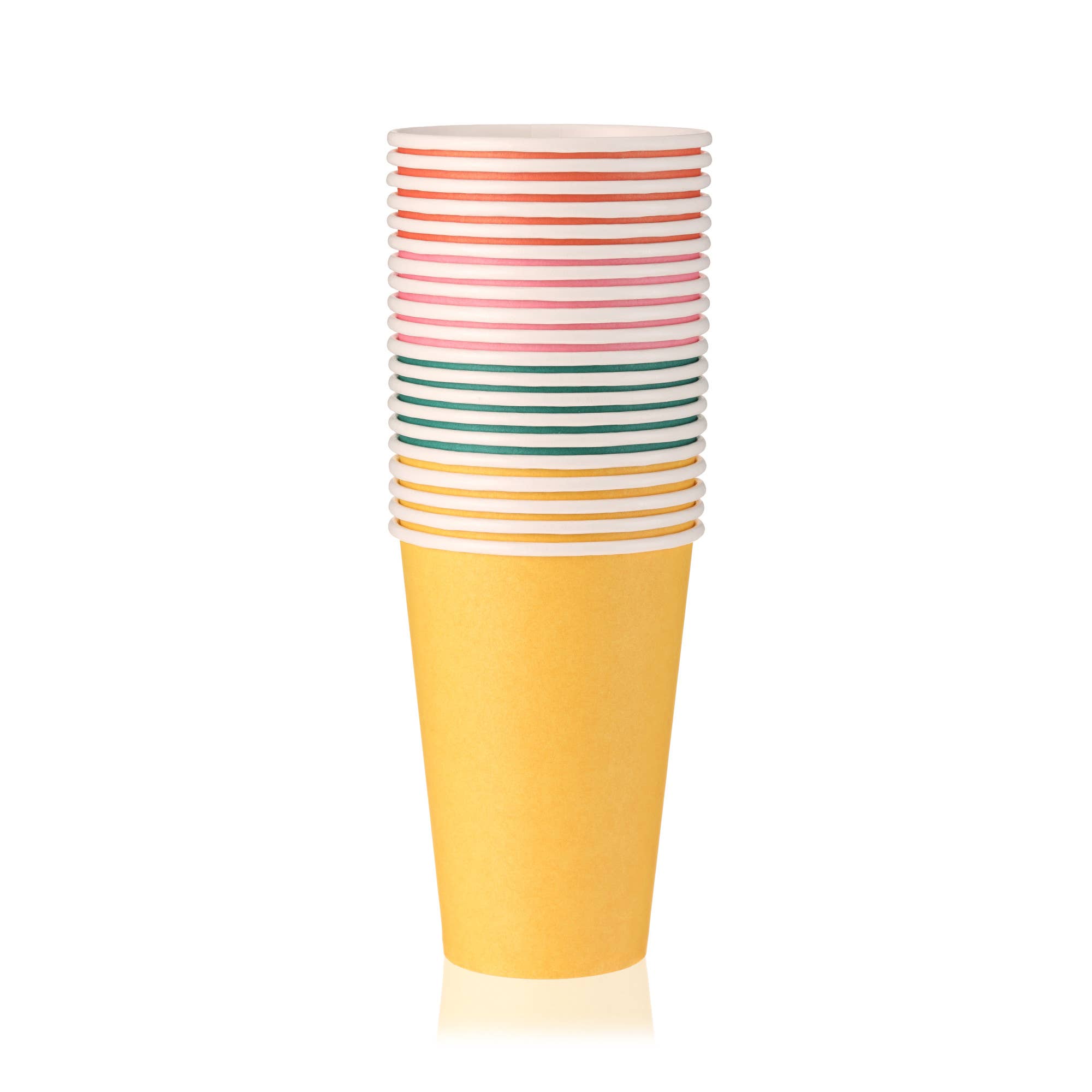 TRUE - Party Disposable Colored Paper Cups - Asst - Pack of 20