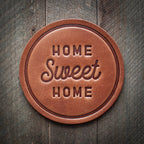 Sugarhouse Leather - Home Sweet Home Leather Coaster