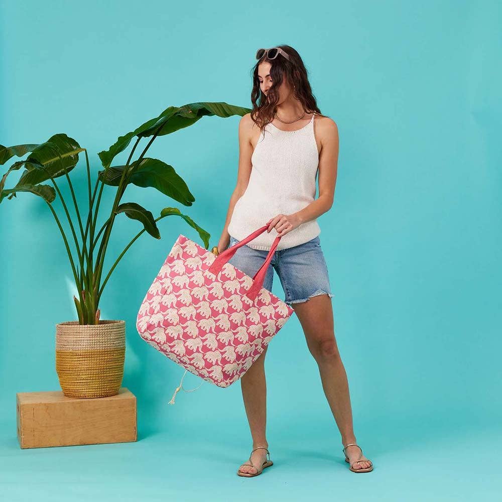 rockflowerpaper - ELEPHANTS Carryall