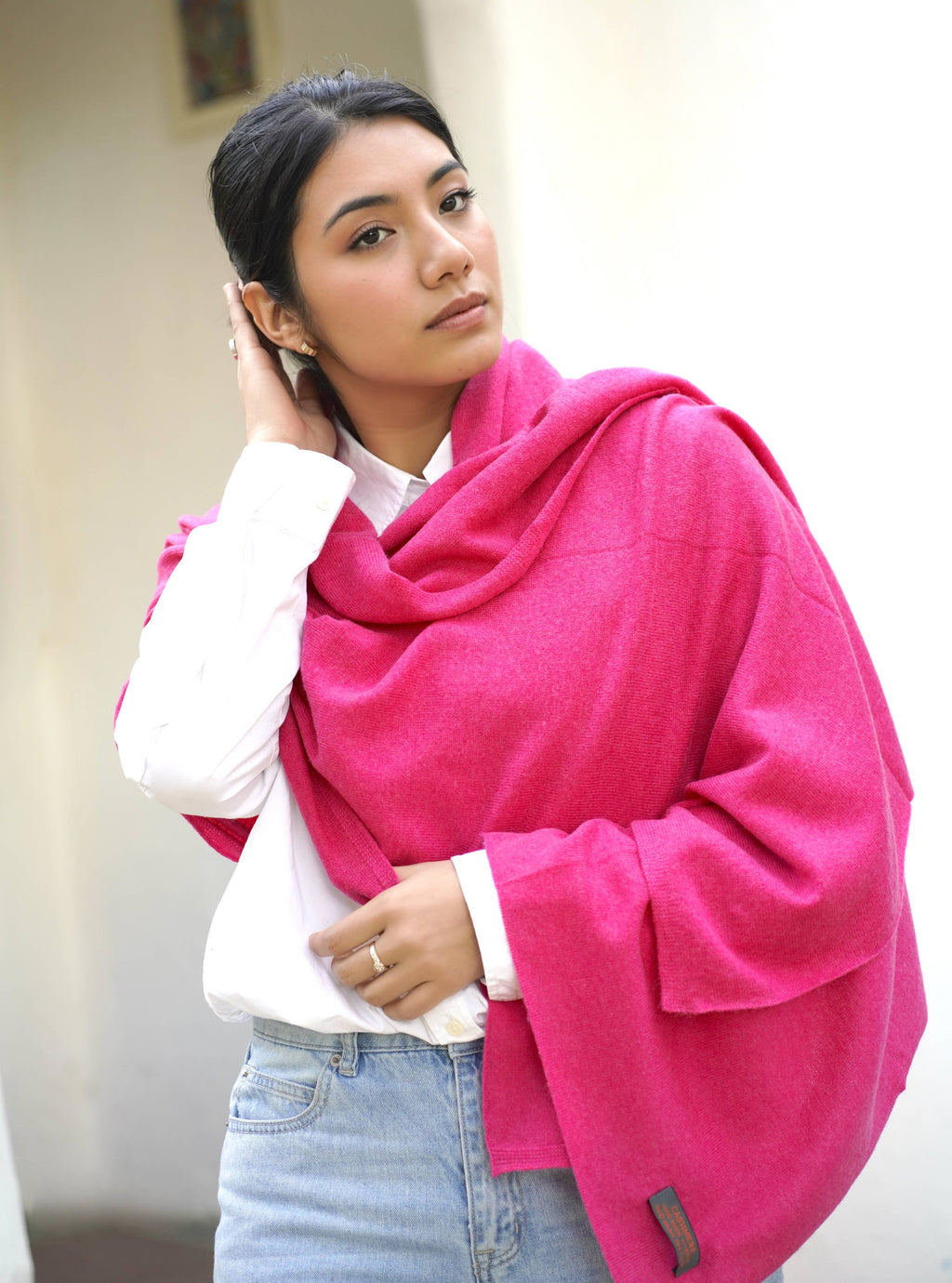 Dolma - Cashmere Scarf/Wrap Magenta