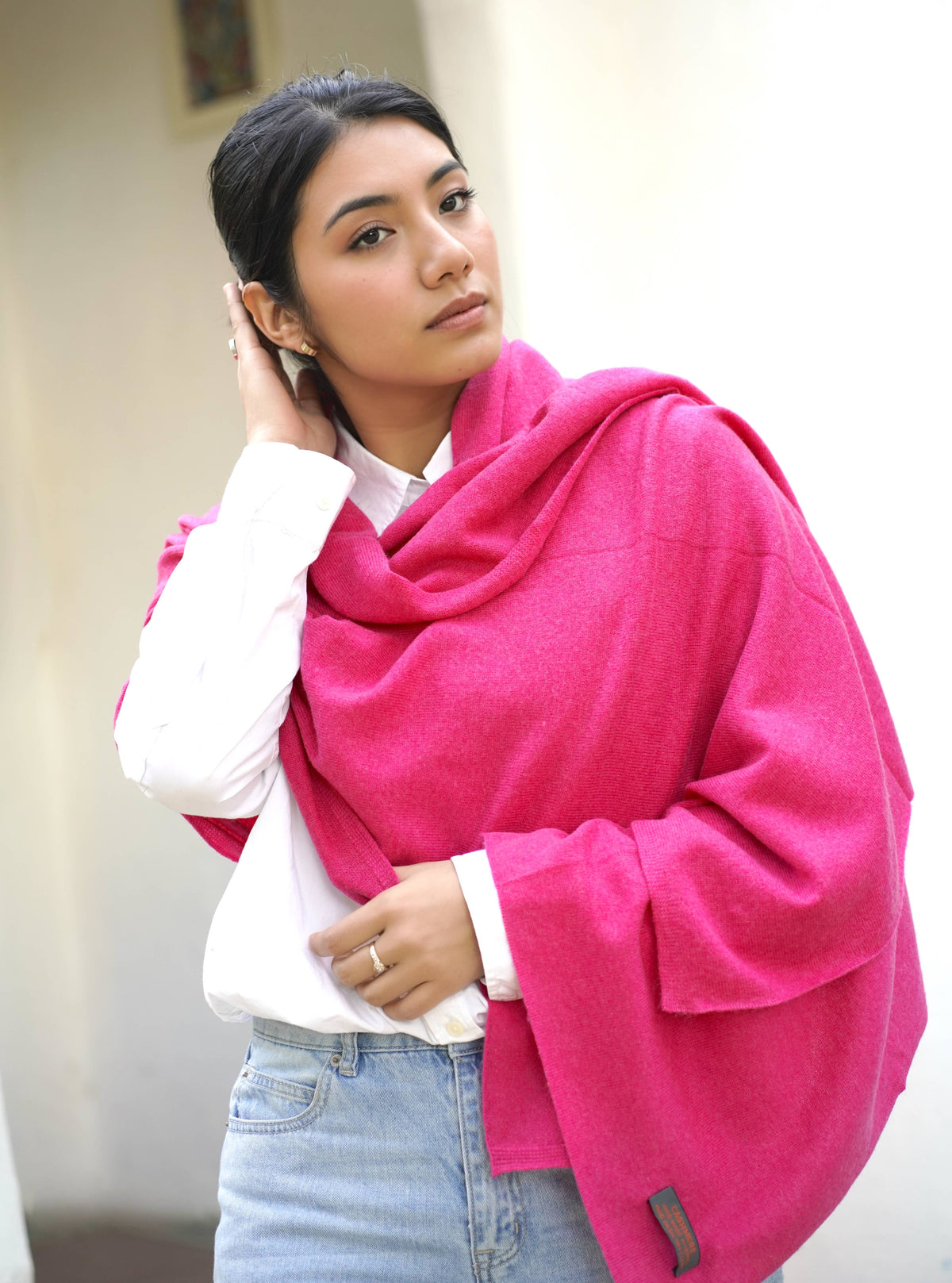 Dolma - Cashmere Scarf/Wrap Magenta