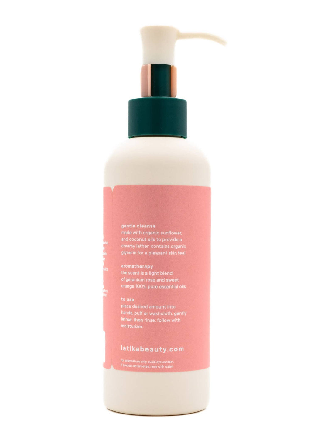 Latika Beauty - Organic Body Wash - WILDFLOWER- Geranium essential oil