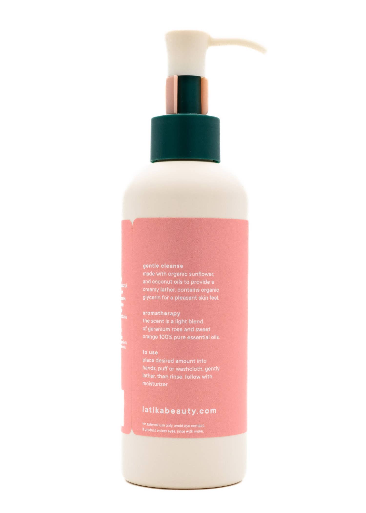 Latika Beauty - Organic Body Wash - WILDFLOWER- Geranium essential oil
