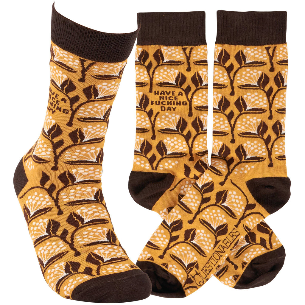 Questionables - Have A Nice Day Socks