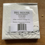 The 3 Sisters Design Co. - Big House Cocktail Napkins, Thomas discovered that drinking