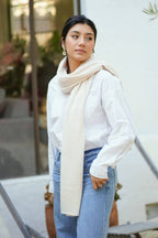 Dolma - Cashmere Scarf/Wrap Ivory