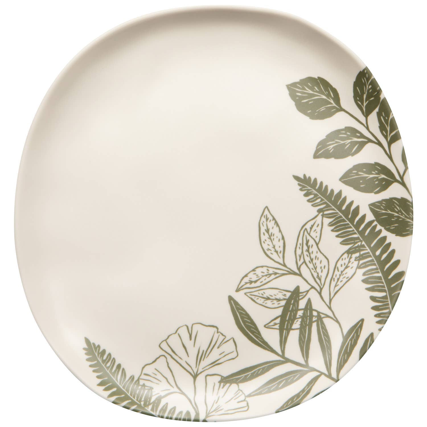Now Designs by Danica - Fern & Frond Melamine Dinner Plate