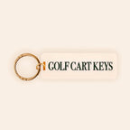 Freshwater Curated Goods - Golf Cart Keys Rectangle Keychain