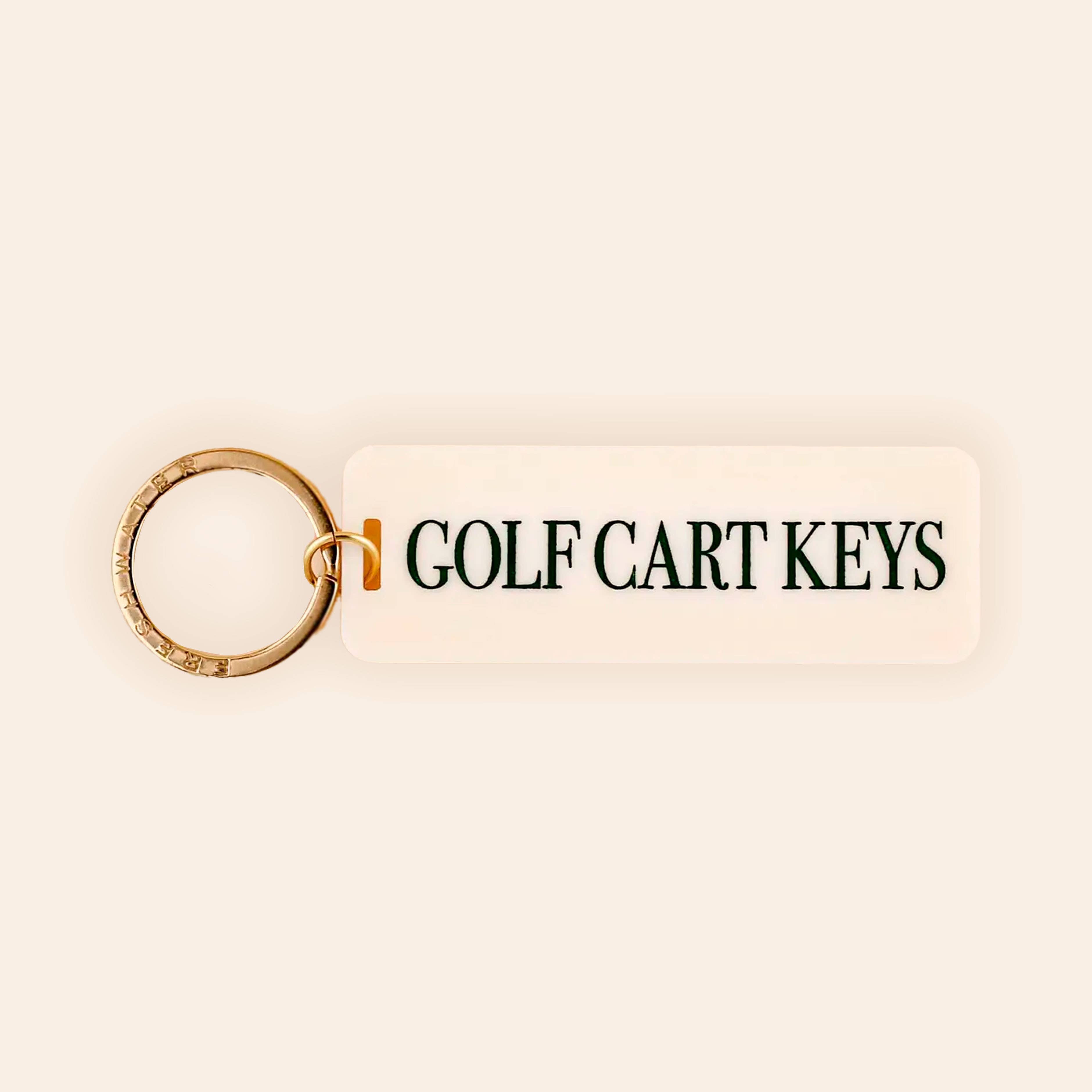 Freshwater Curated Goods - Golf Cart Keys Rectangle Keychain
