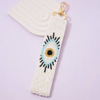 Collections by Fame Accessories - Intricate Beaded Evil Eye Keychain