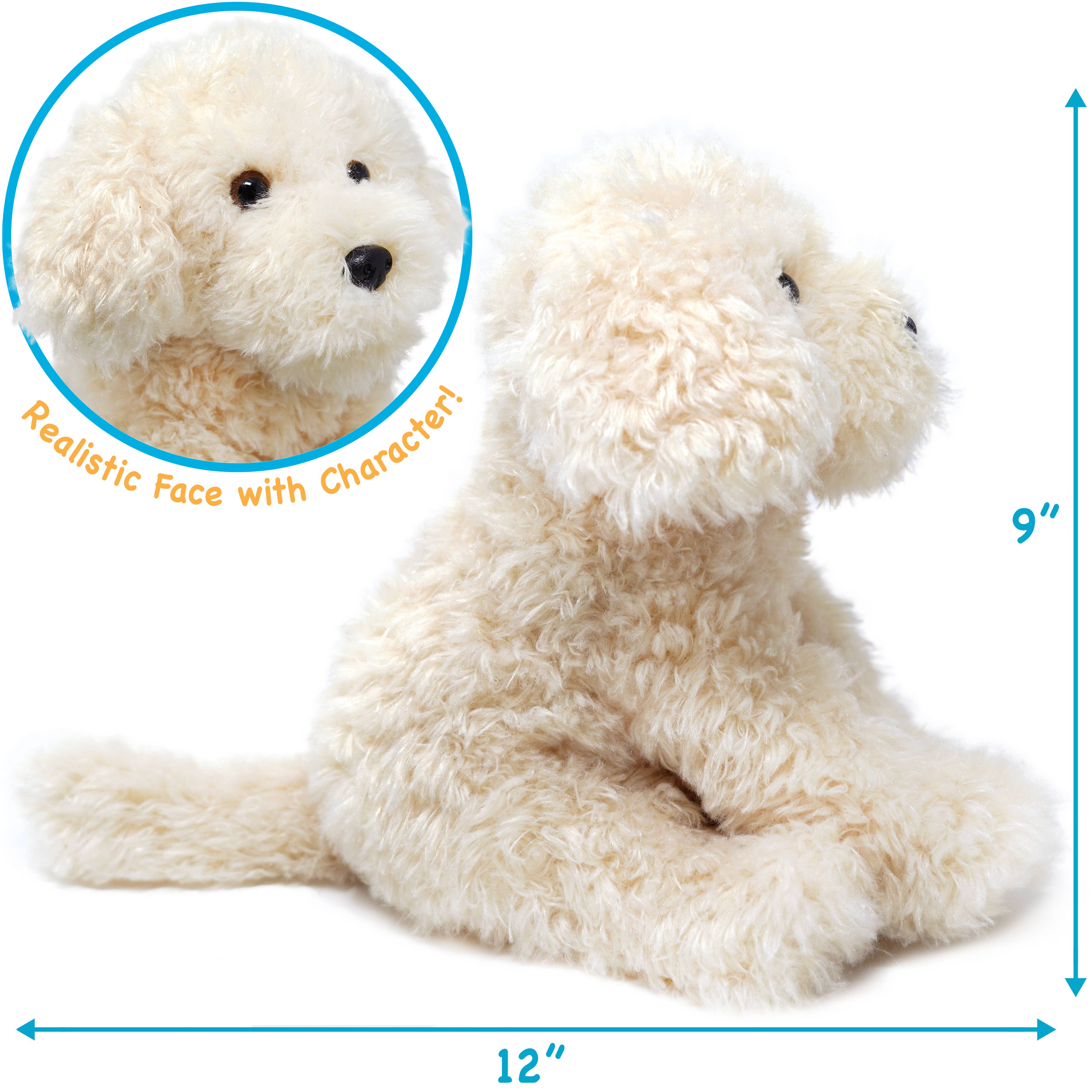 VIAHART Toy Co. - Luka The Labradoodle | 12 Inch Stuffed Animal Plush