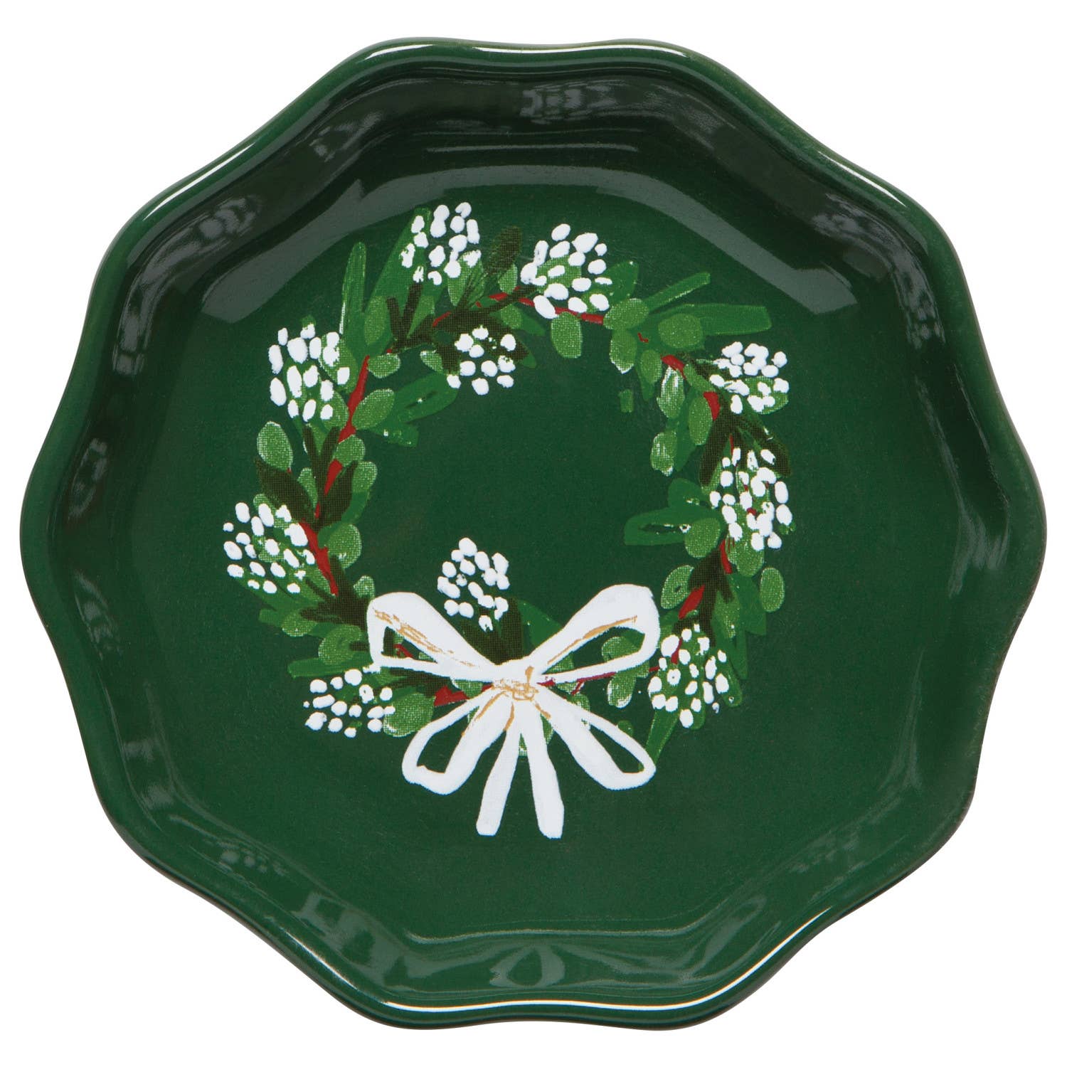 Now Designs by Danica - Wreaths Shaped Christmas Pinch Bowls
