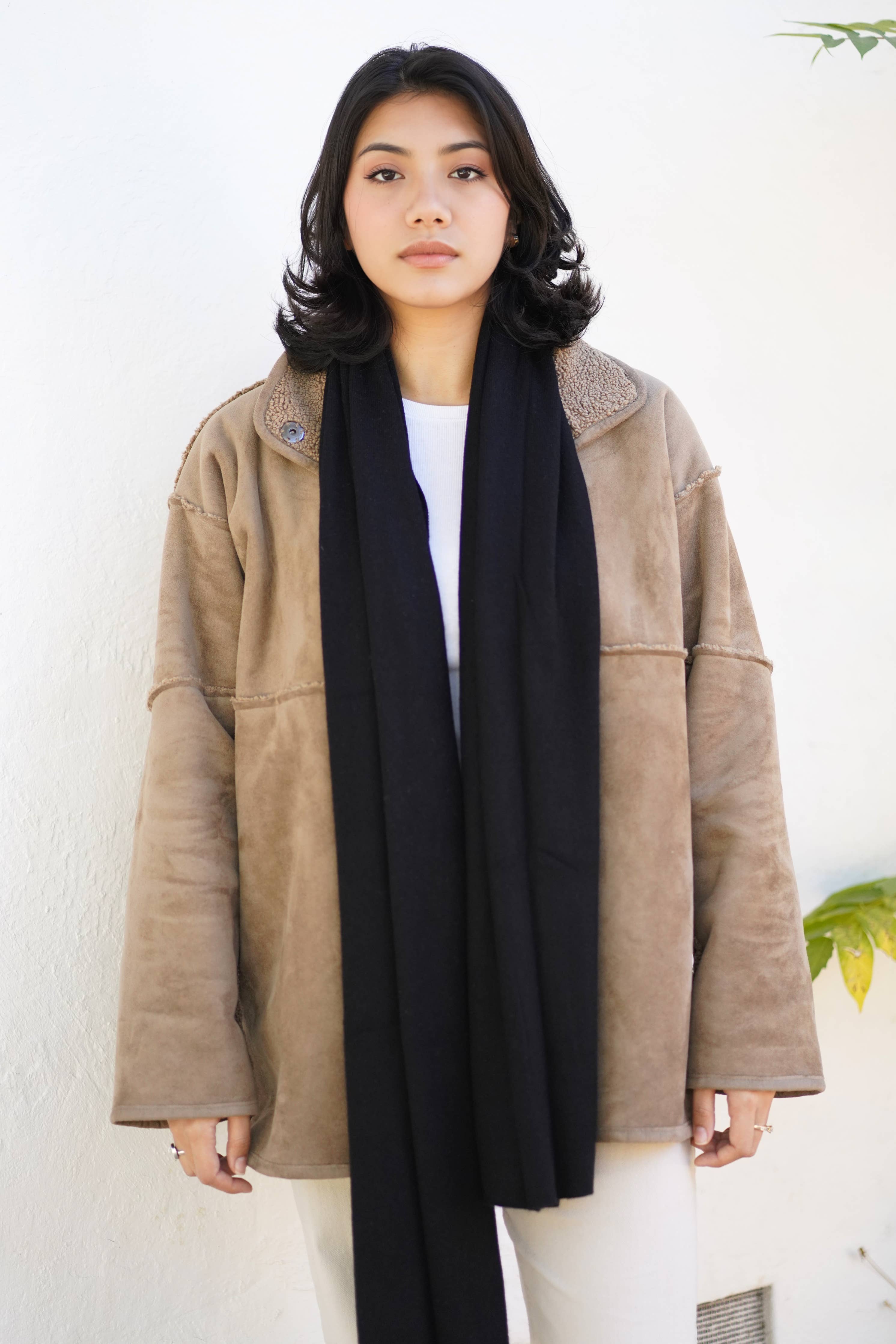 Dolma - Cashmere Scarf/Wrap Black
