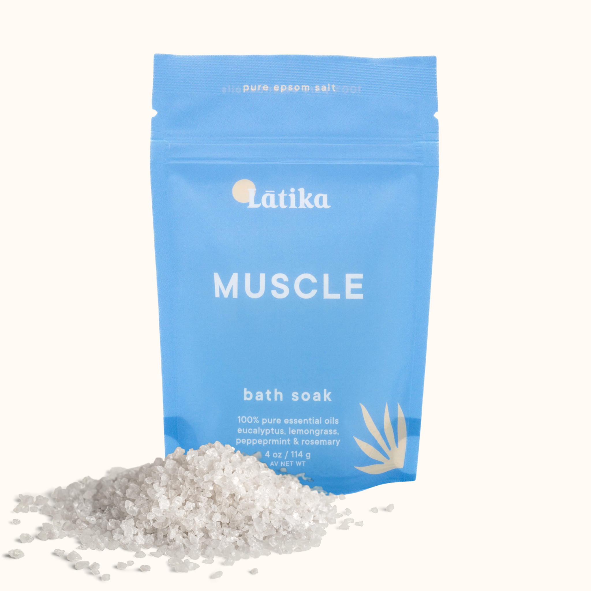 Latika Beauty - Muscle Epsom Bath Soak  ⚫