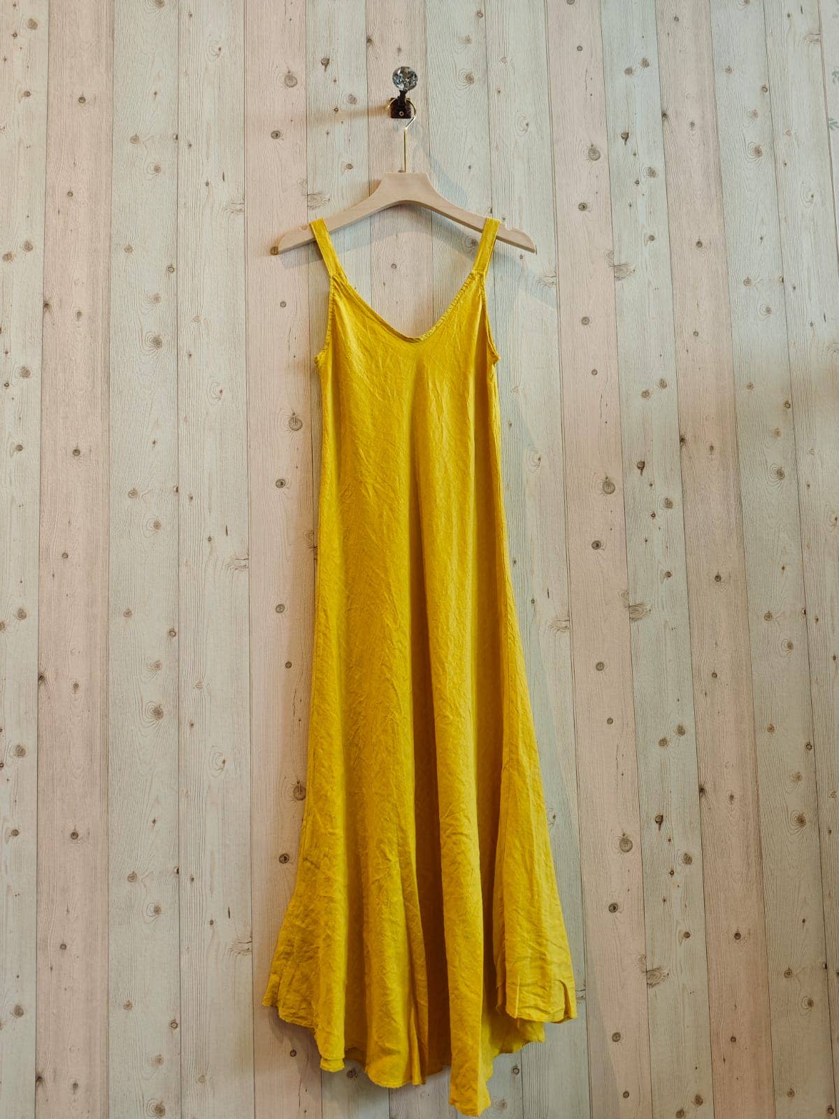 Linen & More - REF 2219 100% LINEN STRAPPY DRESS