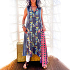 Little Journeys Chicago - Soleil Dress Dogwood Charcoal