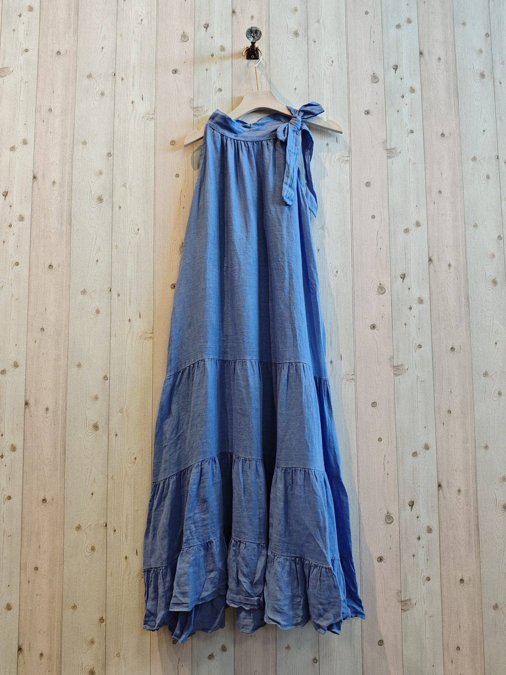 Linen & More - REF 72319 LONG DRESS BOW 100% LINEN