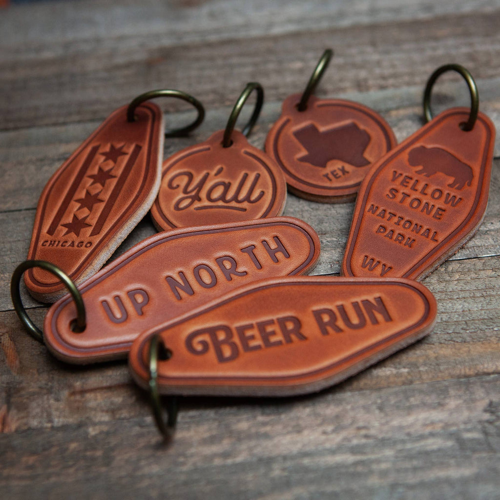 Sugarhouse Leather - Not Your Fucking Keys Leather Keychain Motel Style