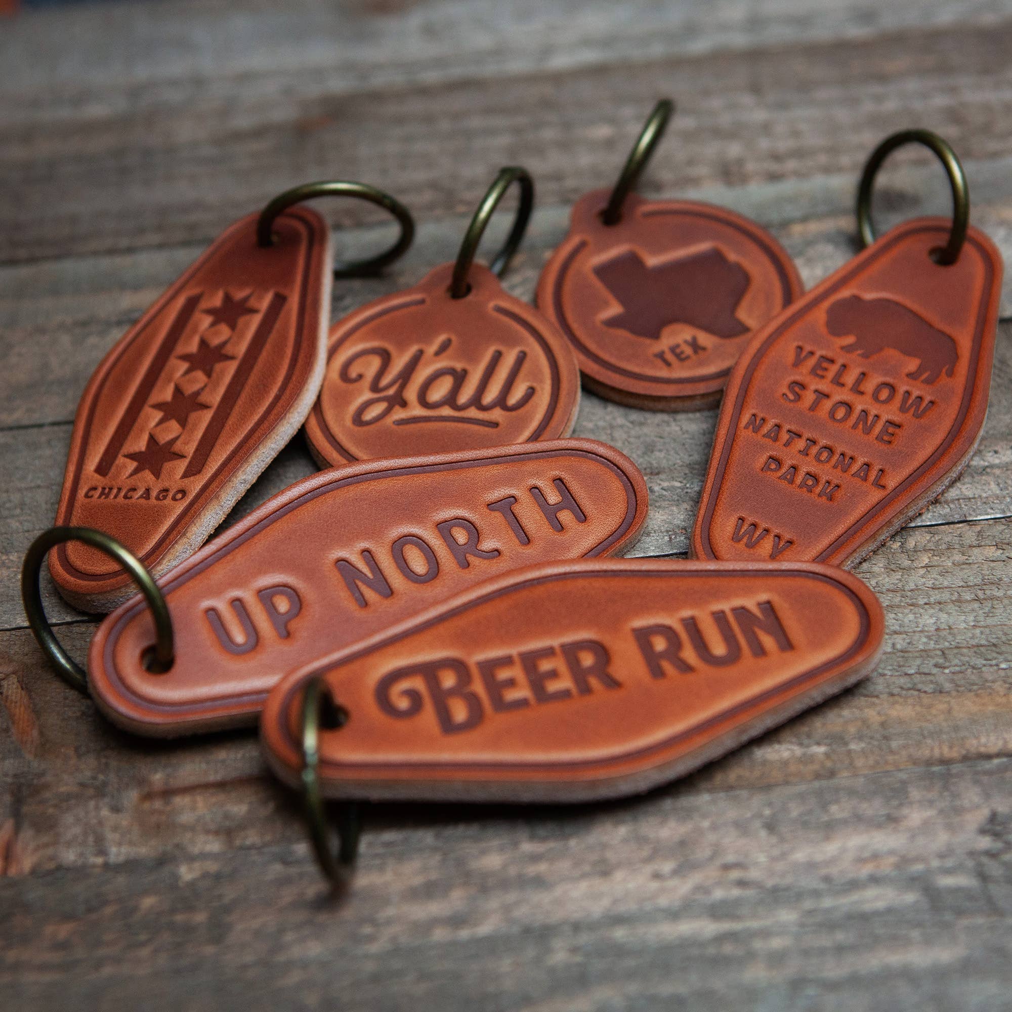 Sugarhouse Leather - Not Your Fucking Keys Leather Keychain Motel Style