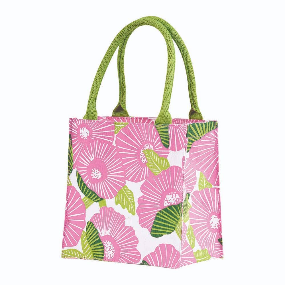rockflowerpaper - POPPY PAPAVER Itsy Bitsy Reusable Gift Bag Tote