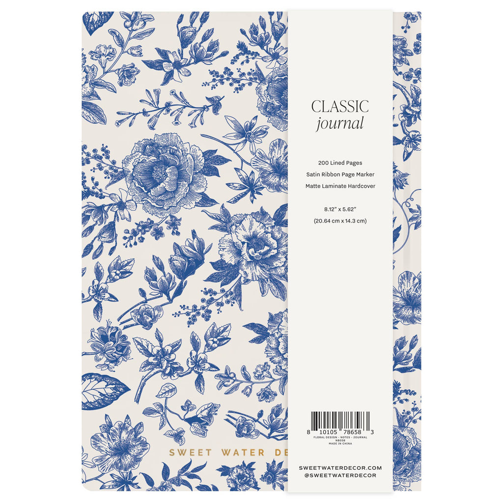 Sweet Water Decor - Blue Delft Notes Journal