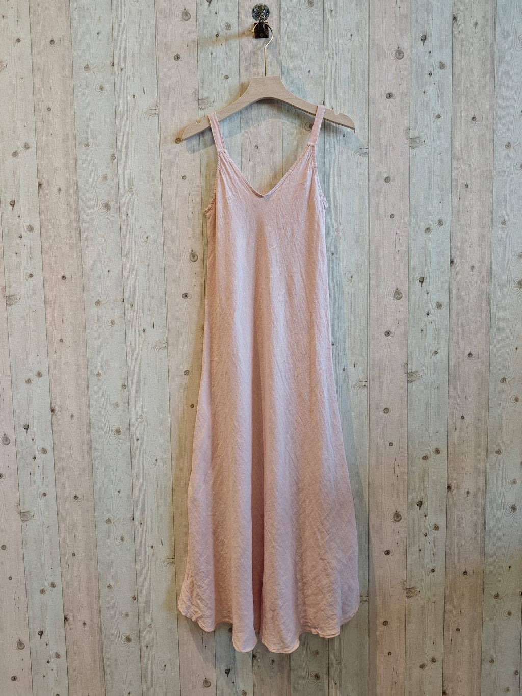 Linen & More - REF 2219 100% LINEN STRAPPY DRESS