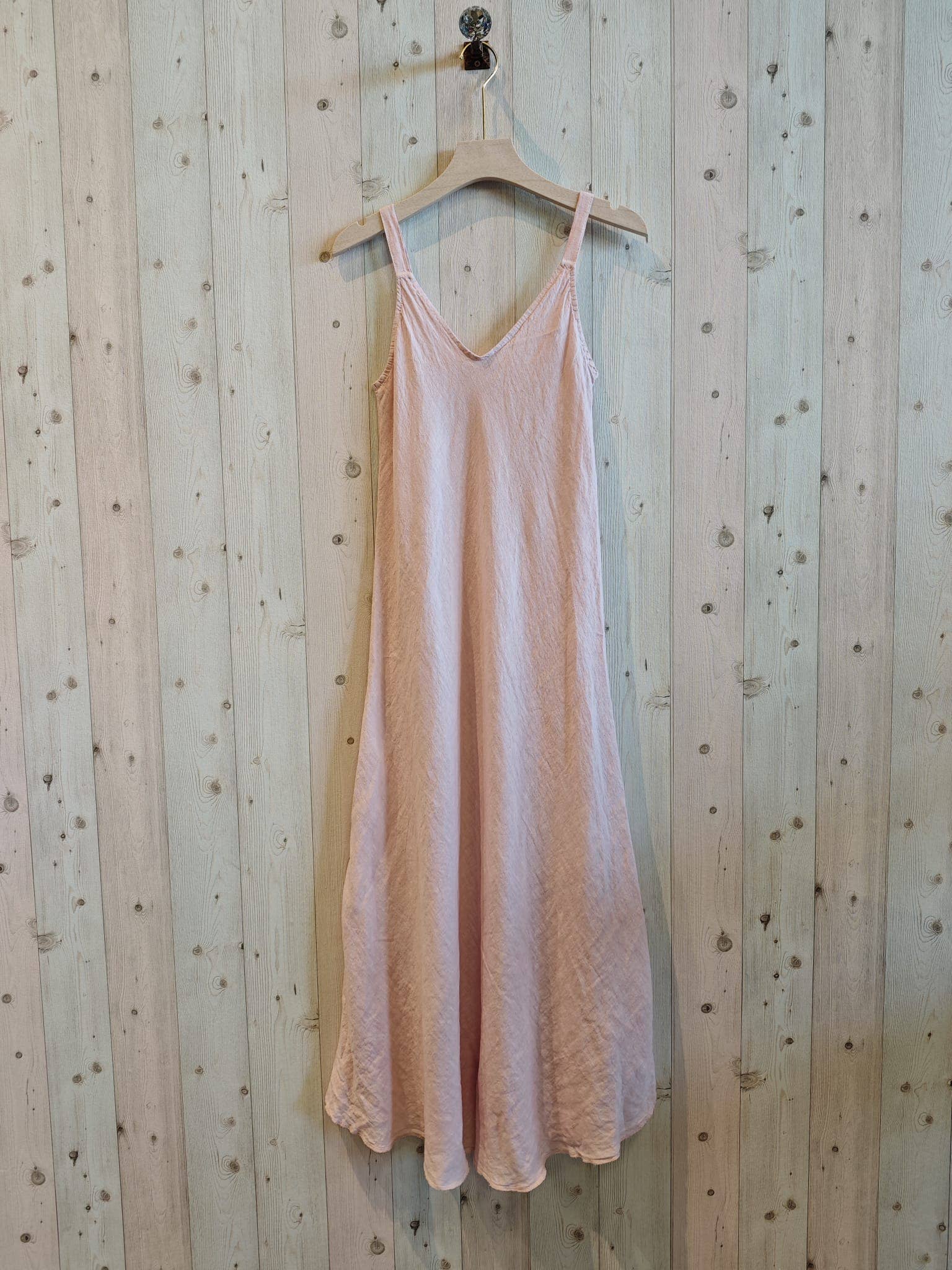 Linen & More - REF 2219 100% LINEN STRAPPY DRESS