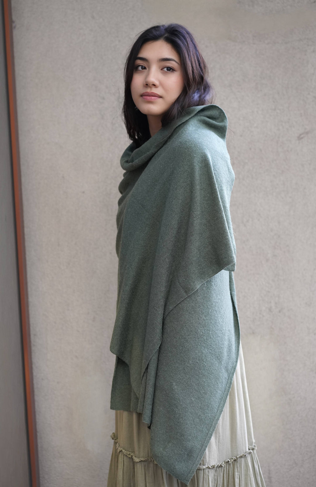 Dolma - Cashmere Scarf/Wrap Seaweed