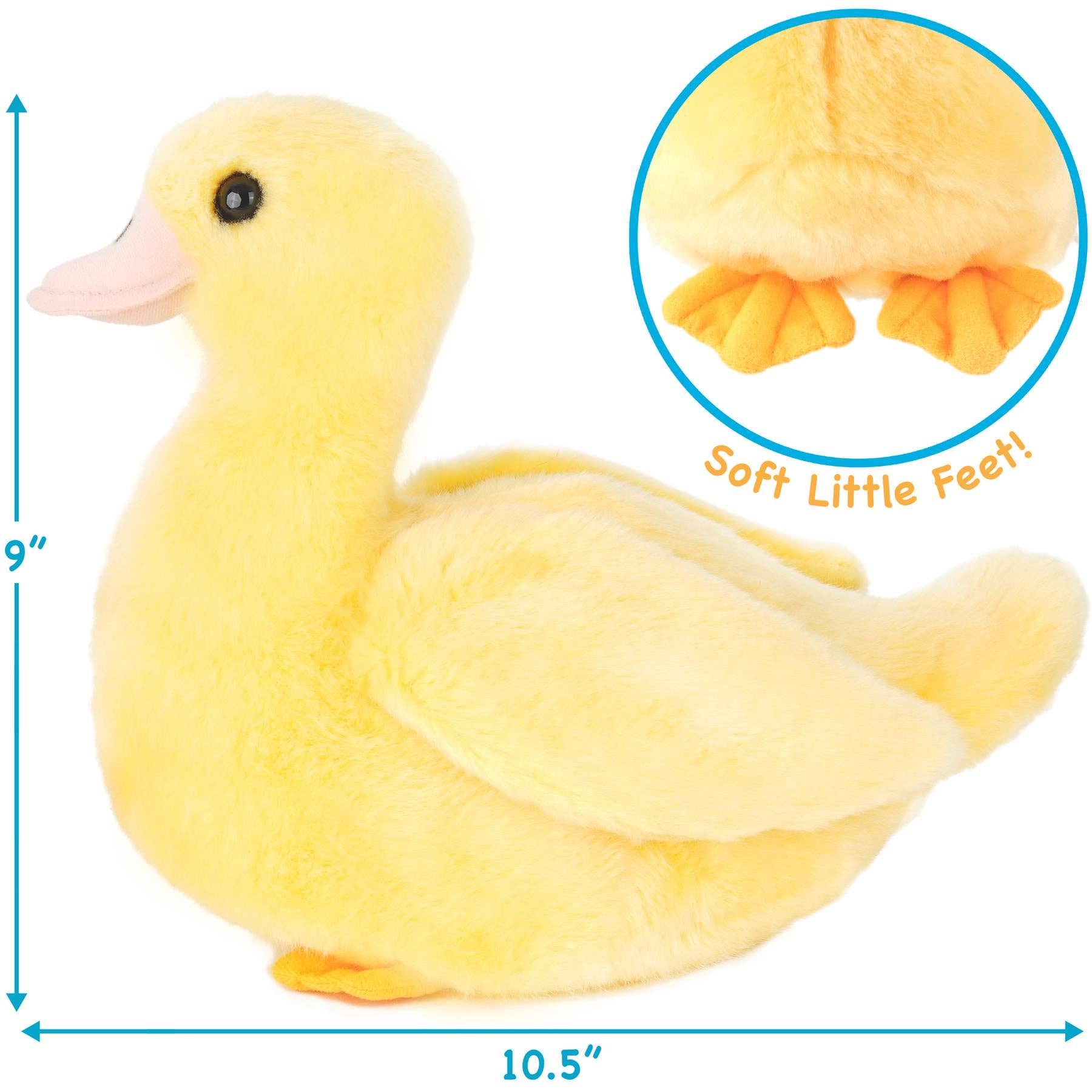 VIAHART Toy Co. - Dani the Duckling | 11 Inch Stuffed Animal Plush