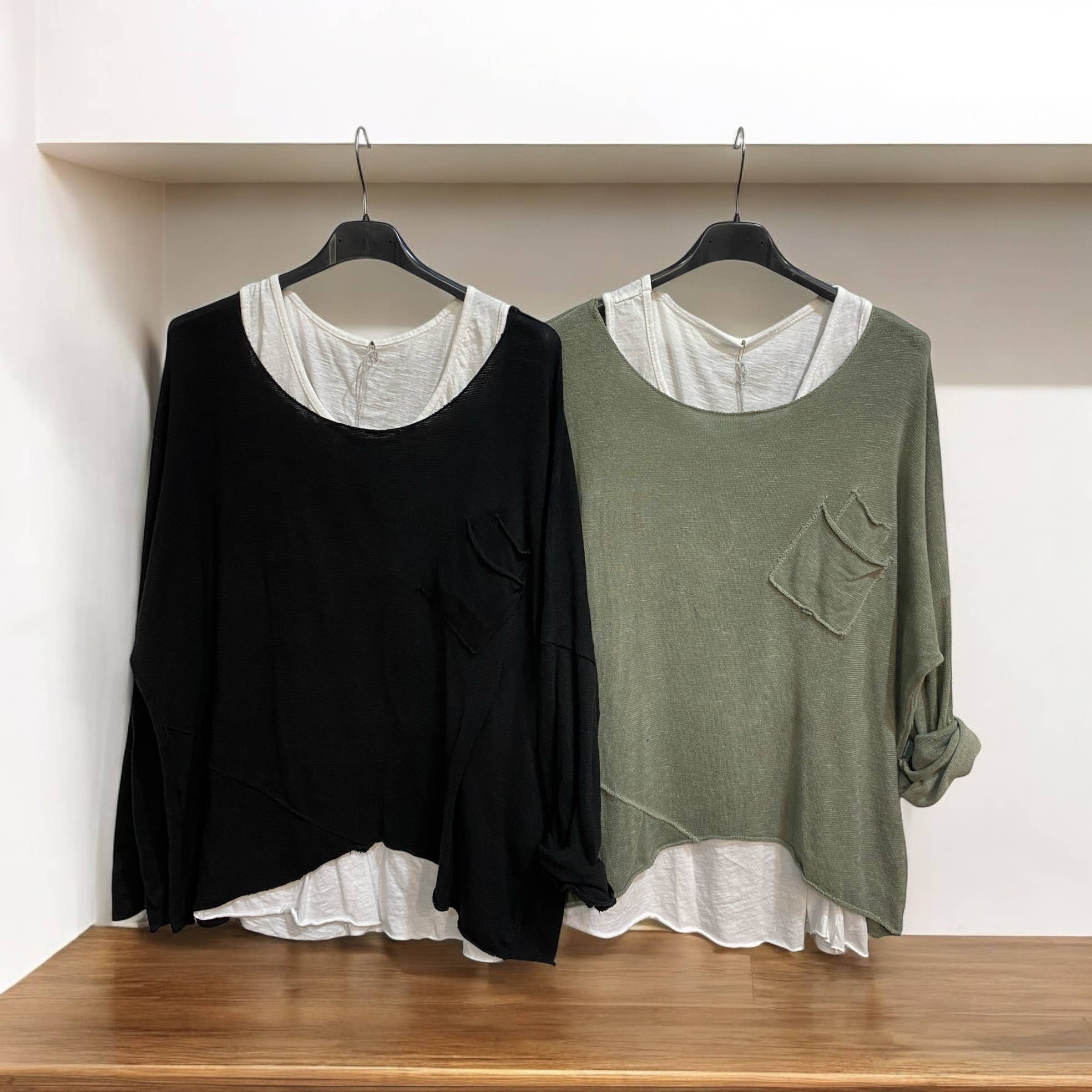 Two-Piece Tank Top and Sweater Set