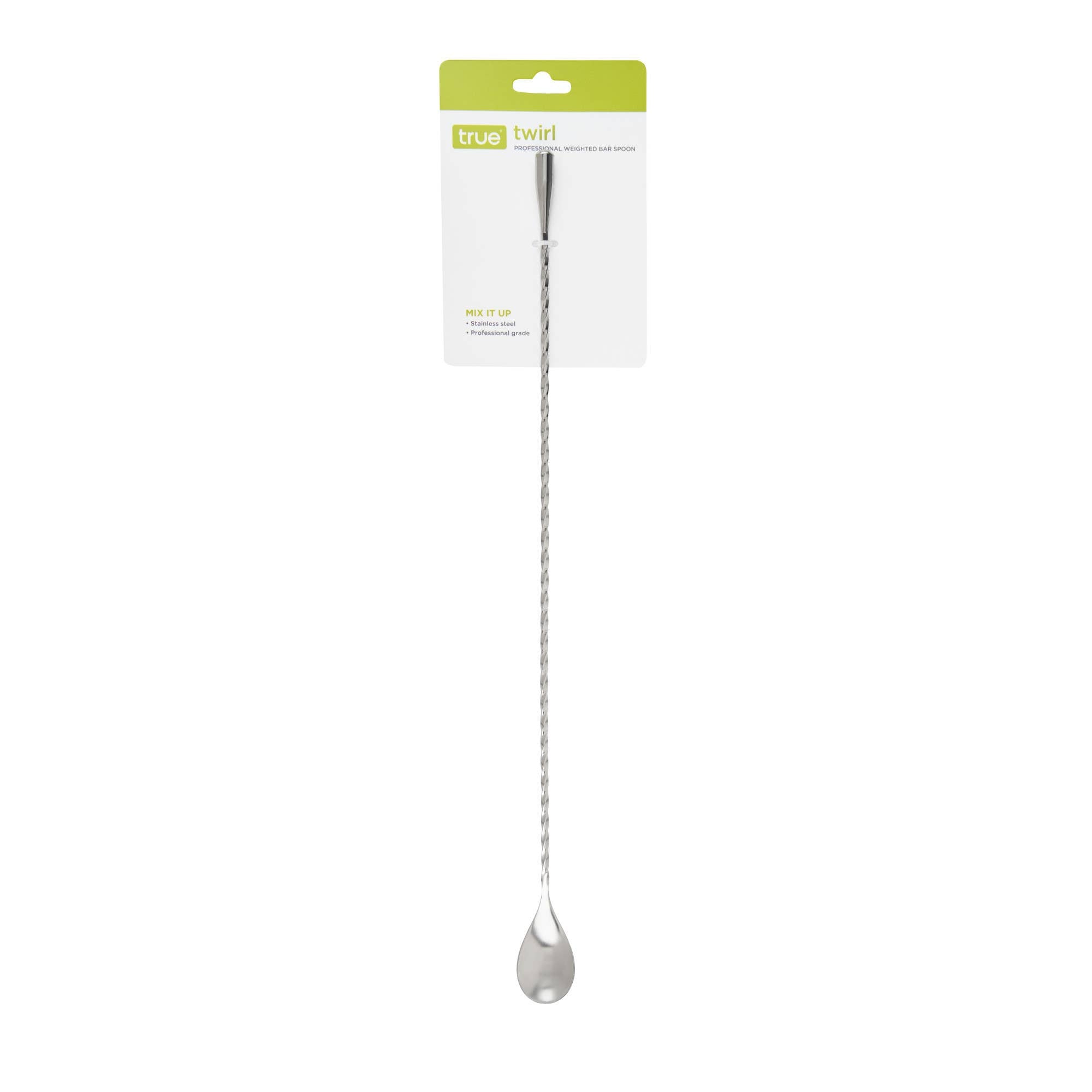 TRUE - Twirl Professional 15.75 inch Stainless Steel Bar Spoon