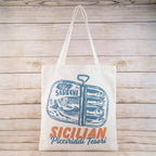 Collections by Fame Accessories - Sicilian Canned Sardines Tote Bag